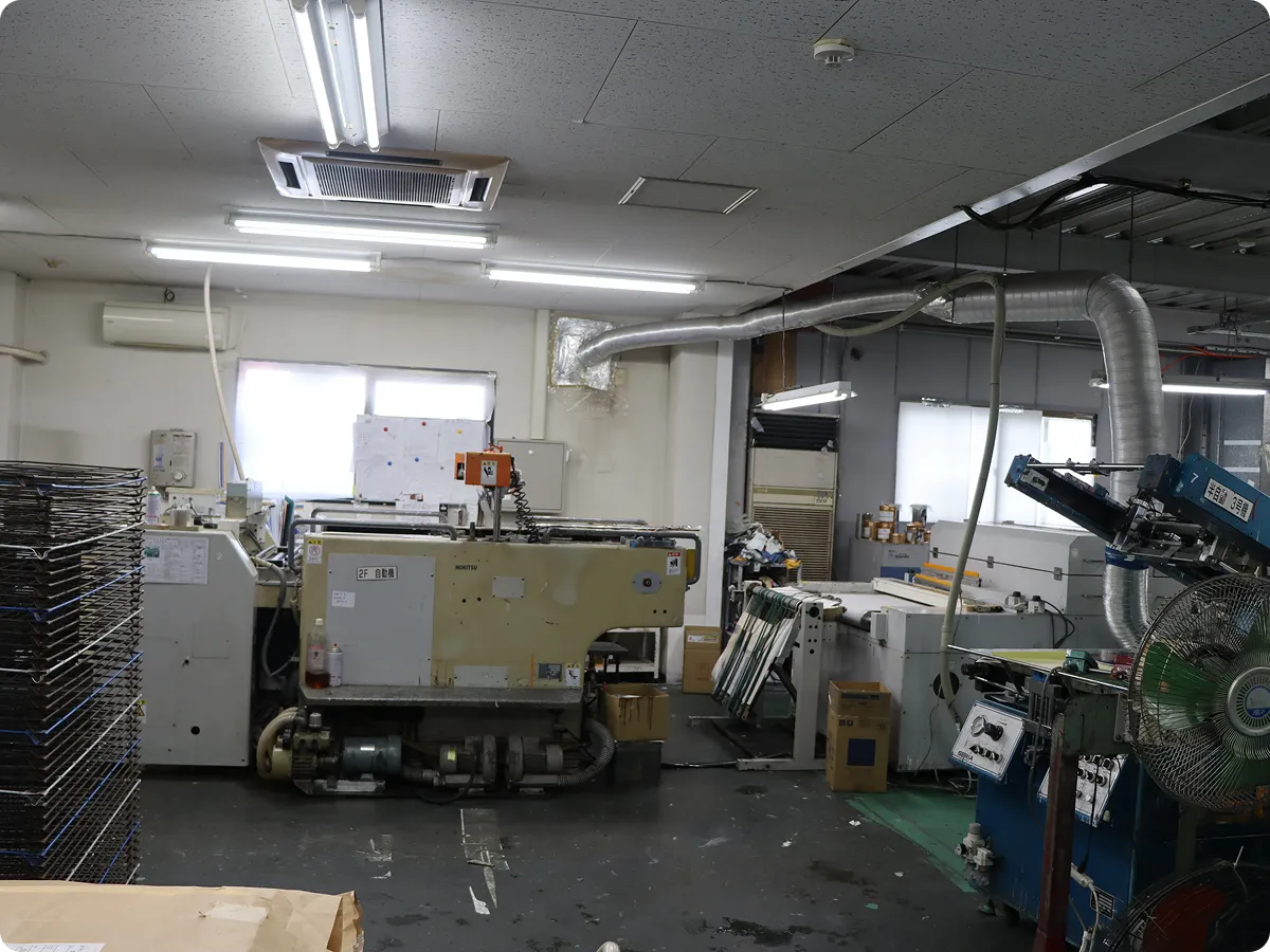 高速全自動印刷ラインの機器の画像