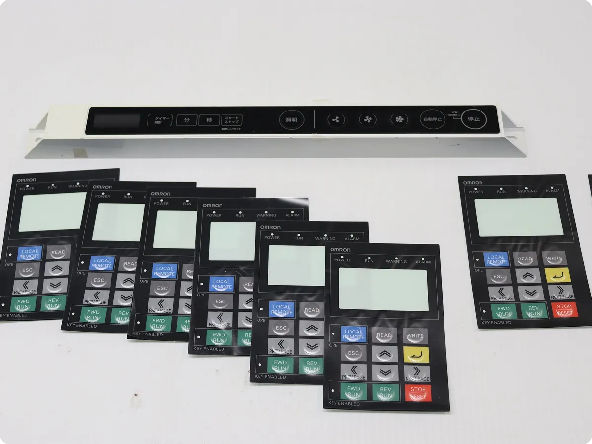 タッチキーフィルム銘板の画像